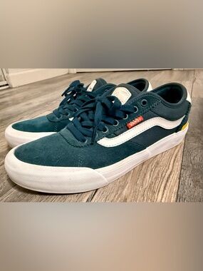 Vans Chima Ferguson pro model Teal Suede Low-Top